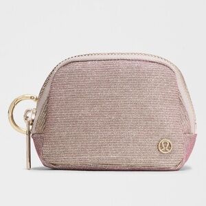 🆕 LULULEMON Everywhere Belt Bag Nano *Glitter NWT Pink Champagne/Muse/Gold